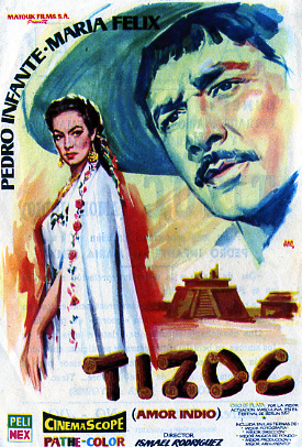 Tizoc: Amor Indio (1957) poster